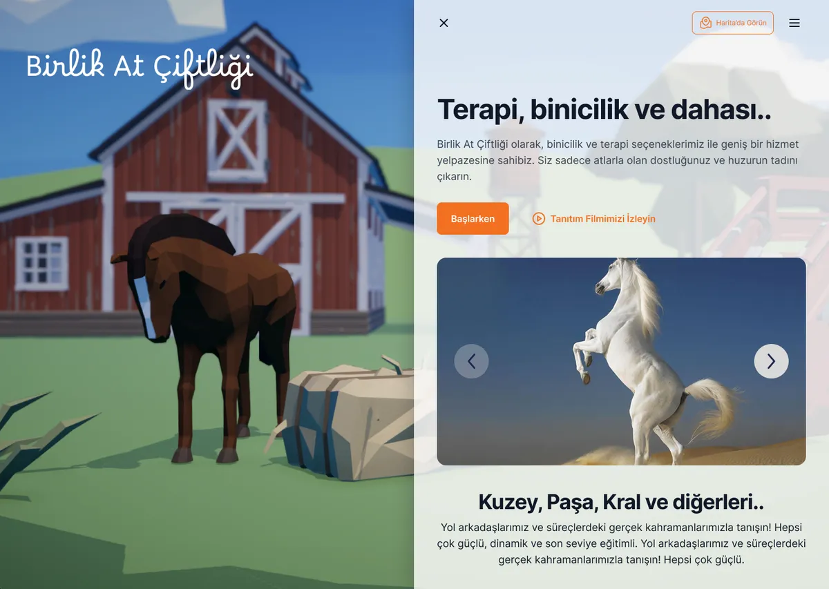 Birlik At Çiftliği — 3D Açılış