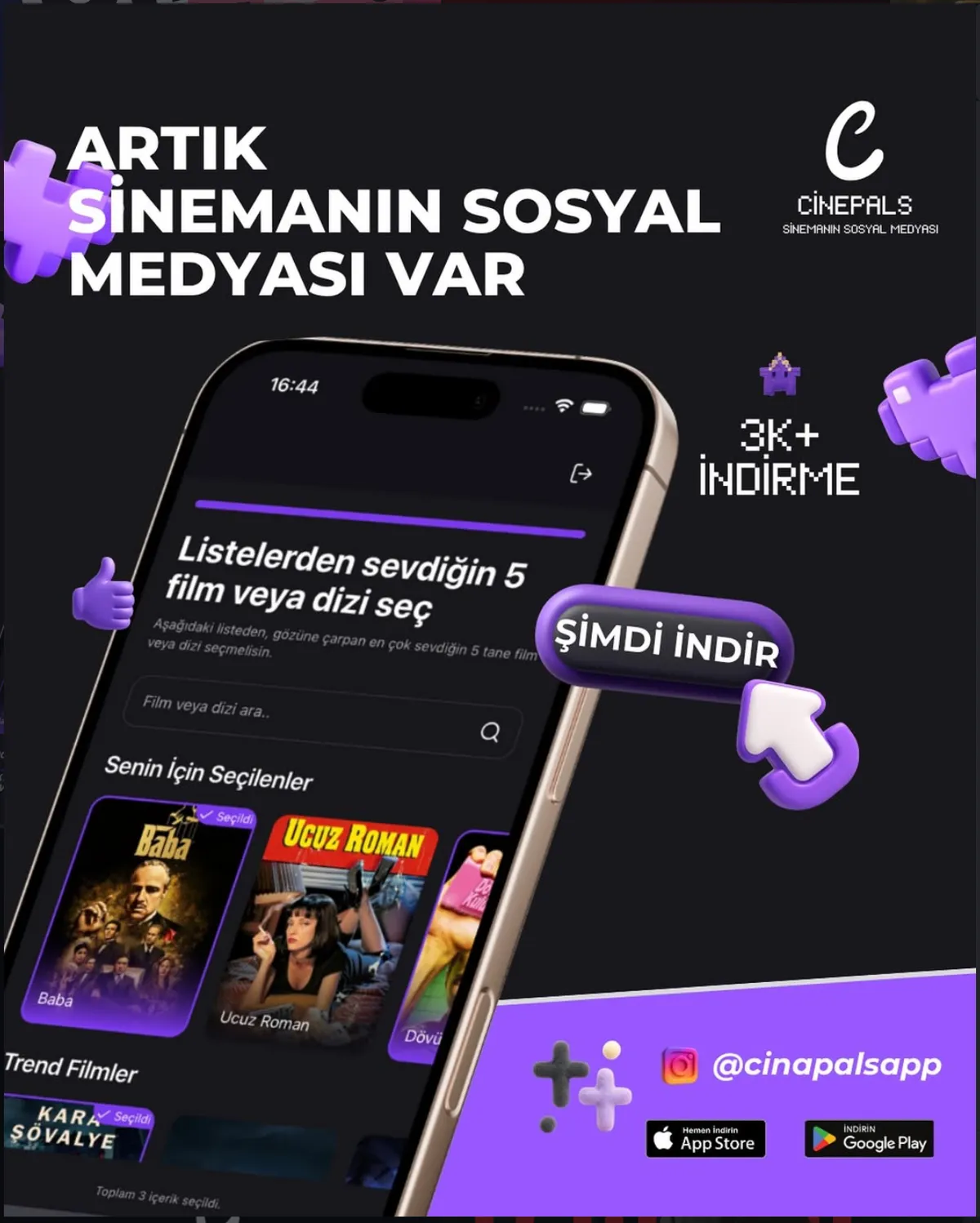 Cinepals — App Kampanyası